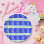 Assiettes En Carton Coolest Nautical Abstract (Fête)