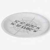 Assiettes En Carton Coordonnées de base GPS Compass (Angle)