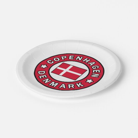 Assiettes En Carton Copenhague Danemark (Angle)