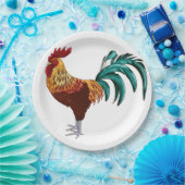 ASSIETTES EN CARTON COQ (Fête)