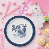Assiettes En Carton Coq du 14 juillet (Fête)