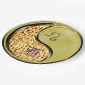 Assiettes En Carton Coq Leo & Metal (Angle)