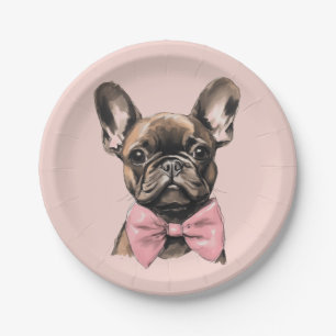 Assiettes En Carton Coquette Frenchie