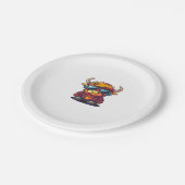 Assiettes En Carton Coquette Highland Cow Bubblegum Tshirt Design, Hol (Angle)