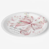 Assiettes En Carton Coquette Quinceañera (Angle)