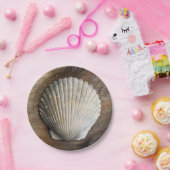 Assiettes En Carton Coquillage - Plaque papier (Fête)