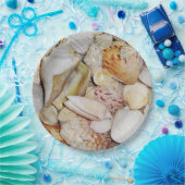 Assiettes En Carton Coquillages (Fête)