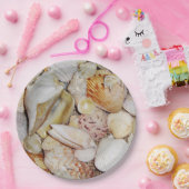 Assiettes En Carton Coquillages (Fête)