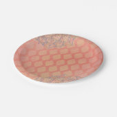 Assiettes En Carton Coral Lavender Gold Mariage marocain Arabe (Angle)