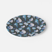 Assiettes En Carton Coraux avec Motif de coquillages (Angle)