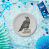 Assiettes En Carton Corbeau (Fête)