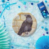 Assiettes En Carton Corbeau (Fête)