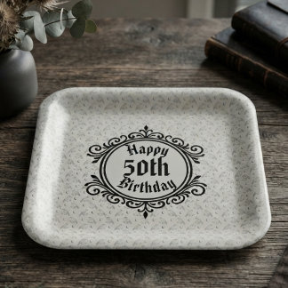 Assiettes En Carton Corbeau gothique baroque au charbon lunatique