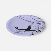 Assiettes En Carton Corbeau par Linandara Mauve (Angle)