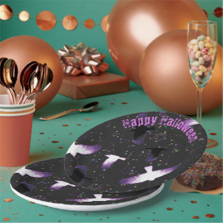 Assiettes En Carton Corbeaux mystiques