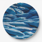 Assiettes En Carton Corde bleue (Devant)