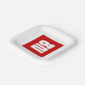 Assiettes En Carton Coréen Numéro 10 Dix 열 (Angulaire)