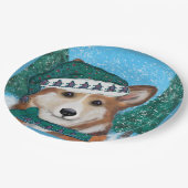 Assiettes En Carton Corgi (Angle)