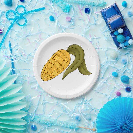 Assiettes En Carton Corn Cob (Fête)