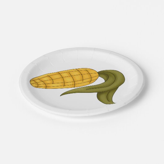Assiettes En Carton Corn Cob (Angle)