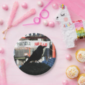 Assiettes En Carton Corneille japonaise (Fête)