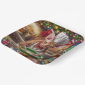 Assiettes En Carton Cornish Rex Gîtes : Noël festif (Angulaire)