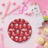 Assiettes En Carton Corps positif Père Noël Holiday (Fête)