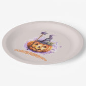 Assiettes En Carton Correctif Citrouille enchâssé (Angle)