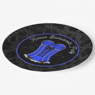 Assiettes En Carton Corse bleue Flirty