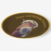 Assiettes En Carton Corse mignonne visage Personnalisé fête d'annivers (Angle)