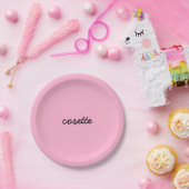 Assiettes En Carton Cosette (Fête)
