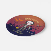 Assiettes En Carton Costume d'Halloween garçon fête d'anniversaire (Angle)