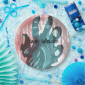 Assiettes En Carton Costume d'Halloween sanglant et Éffrayant de la fê (Fête)