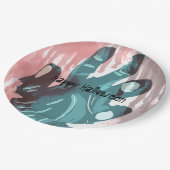 Assiettes En Carton Costume d'Halloween sanglant et Éffrayant de la fê (Angle)