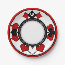 Costumes de carte de jeu Art Déco - Monogramme