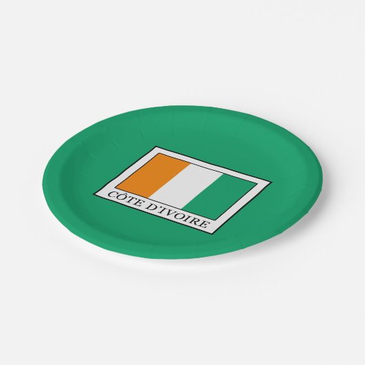 Assiettes En Carton Côte d'Ivoire (Angle)