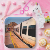 Assiettes En Carton Côté du train (Fête)