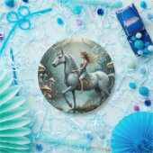 Assiettes En Carton Côté enchâssé (Fête)