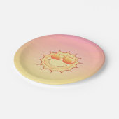 Assiettes En Carton Coucher de soleil (Angle)