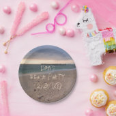 Assiettes En Carton Coucher de soleil de l'île de Gasparilla (Fête)