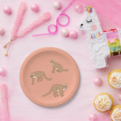 Assiettes En Carton Cougar (Fête)
