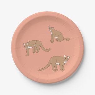 Assiettes En Carton Cougar