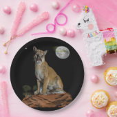 Assiettes En Carton Cougar (Fête)