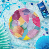 Assiettes En Carton Couleur 2 (Fête)