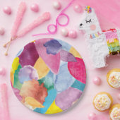 Assiettes En Carton Couleur 2 (Fête)