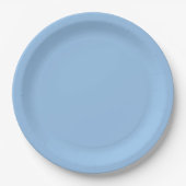 Assiettes En Carton Couleur bleue B01 (Devant)