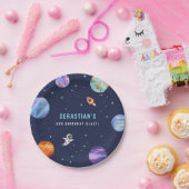 Assiettes En Carton Couleur d'aquarelle pour la fête d'anniversaire (Fête)