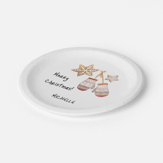 Assiettes En Carton Couleur d'eau douce Pays Illustrations rustiques (Angle)