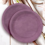Assiettes En Carton Couleur simple violet modifiable Aquarelle<br><div class="desc">Aquarelle en couleur violet clair - Plaques de papier Mariage modifiables. Vous pouvez changer l'arrière - plan en n'importe quelle couleur pour correspondre à votre thème ! Ce design mariage moderne a une belle texture aquarelle et des couleurs riches qui sont parfaites pour toute saison. Montrée dans la couleur violet...</div>