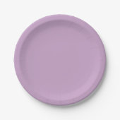 Assiettes En Carton Couleur solide Lilac (Devant)